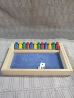 Vintage Wooden Shut the Box Game