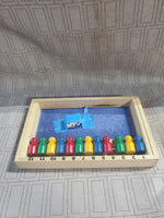 Vintage Wooden Shut the Box Game