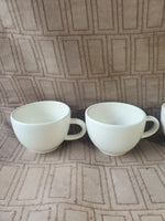 Set of 4 Made in Portugal White Espresso Mugs