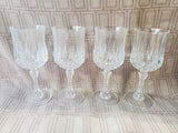 Set of 4 Cristal d'Arques Longchamp Goblets