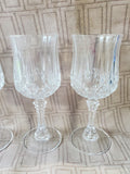 Set of 4 Cristal d'Arques Longchamp Goblets