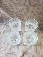 Set of 4 Cristal d'Arques Longchamp Goblets