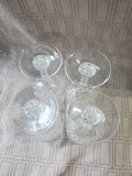 Set of 4 Cristal d'Arques Longchamp Goblets