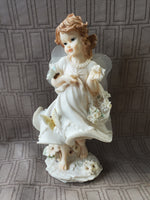 Vintage Resin Angel Figurine