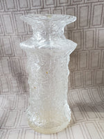 Vintage Iittala Festivo Ice Glass Vase