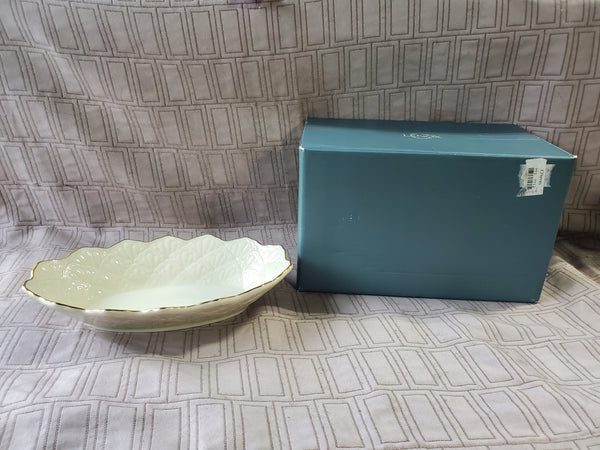 Lenox Oval Scalloped Edge Candy Bowl