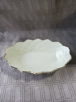 Lenox Oval Scalloped Edge Candy Bowl