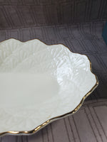 Lenox Oval Scalloped Edge Candy Bowl