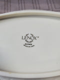 Lenox Oval Scalloped Edge Candy Bowl