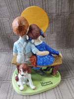 Vintage Norman Rockwell "Young Love" Porcelain Figurine