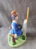 Vintage Norman Rockwell "Young Love" Porcelain Figurine