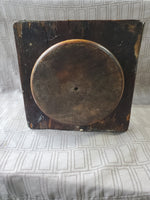 Vintage 4 Sectioned Brass and Wooden Lazy Susan