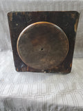 Vintage 4 Sectioned Brass and Wooden Lazy Susan