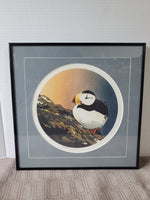 Signed Byron Birdsall 1984 "Wee Puffin" Print