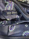 Vera Bradley "Deep Night Paisley" Small Glenna Satchel Purse