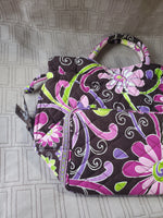 Vera Bradley "Purple Punch" Small Glenna Satchel Purse