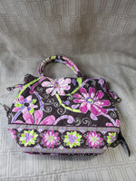 Vera Bradley "Purple Punch" Small Glenna Satchel Purse