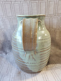 Signed Glazed Pottery Pitcher