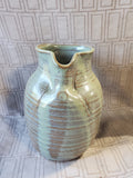 Signed Glazed Pottery Pitcher