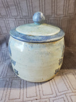 Signed Glazed Pottery Jar