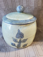 Signed Glazed Pottery Jar