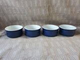 Set of 4 Dansk Blue Ramekins