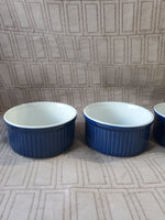 Set of 4 Dansk Blue Ramekins