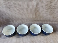 Set of 4 Dansk Blue Ramekins