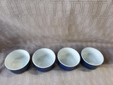 Set of 4 Dansk Blue Ramekins