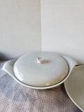 Vintage MCM 4 Piece Russel Wright Grey Pottery Dish Set