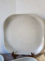 Vintage MCM 4 Piece Russel Wright Grey Pottery Dish Set