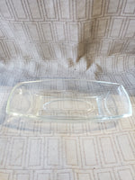 Vintage Clear Glass Banana Split Bowl