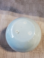 Light Blue Ceramic Round Vase