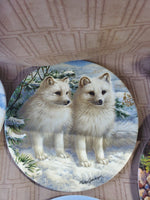 Set of 6 Decorative Signed Animal Plates