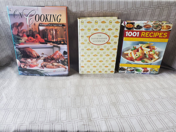 (A) 3 Piece Assorted Cookbook Lot