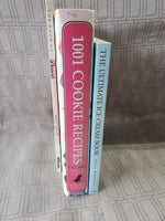 (B) 3 Piece Assorted Dessert Cookbook Lot