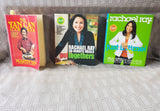 (C) 3 Piece Assorted Celebrity Chef Cookbook Lot