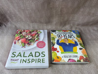 (H) 5 Piece Assorted Health Conscious Cookbook Lot