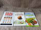 (H) 5 Piece Assorted Health Conscious Cookbook Lot