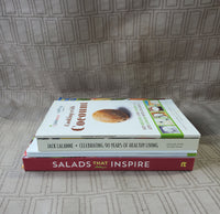 (H) 5 Piece Assorted Health Conscious Cookbook Lot