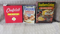 (J) 3 Piece Assorted Cookbook Lot