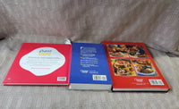 (J) 3 Piece Assorted Cookbook Lot