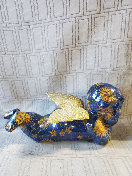 Vintage Celestial Shelf Sitter Cherub