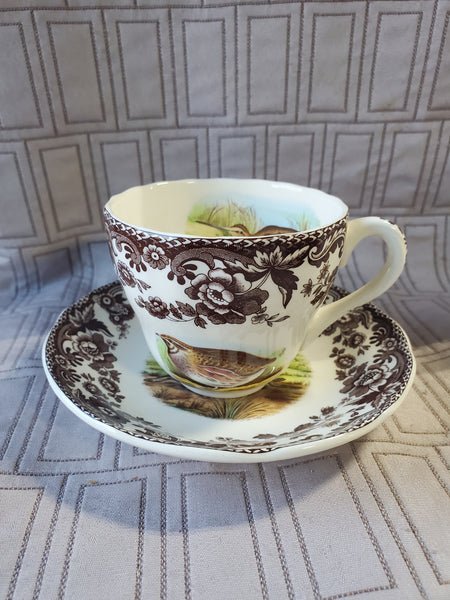 Spode England "Woodland" Teacup and Saucer Set