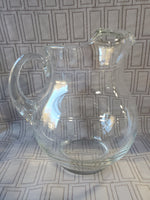 Clear Glass Water Pitcher