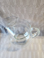 Clear Glass Water Pitcher