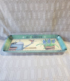 Pair of Melamine "My Garden" Trays