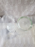 Pair of Clear Glass Bud Vases