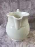 Cream Colored Ceramic Milk Pitcher