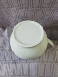 Cream Colored Ceramic Milk Pitcher